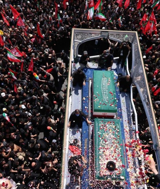 Iran mourns Khamenei as millions flood streets for supreme leader’s farewell