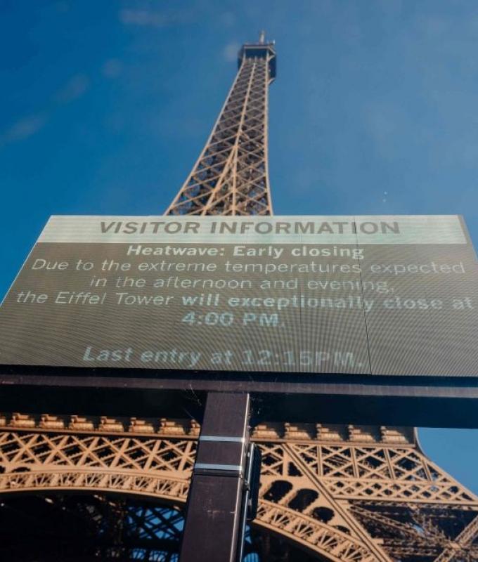 Paris landmarks shutter early as France bakes in latest heatwave