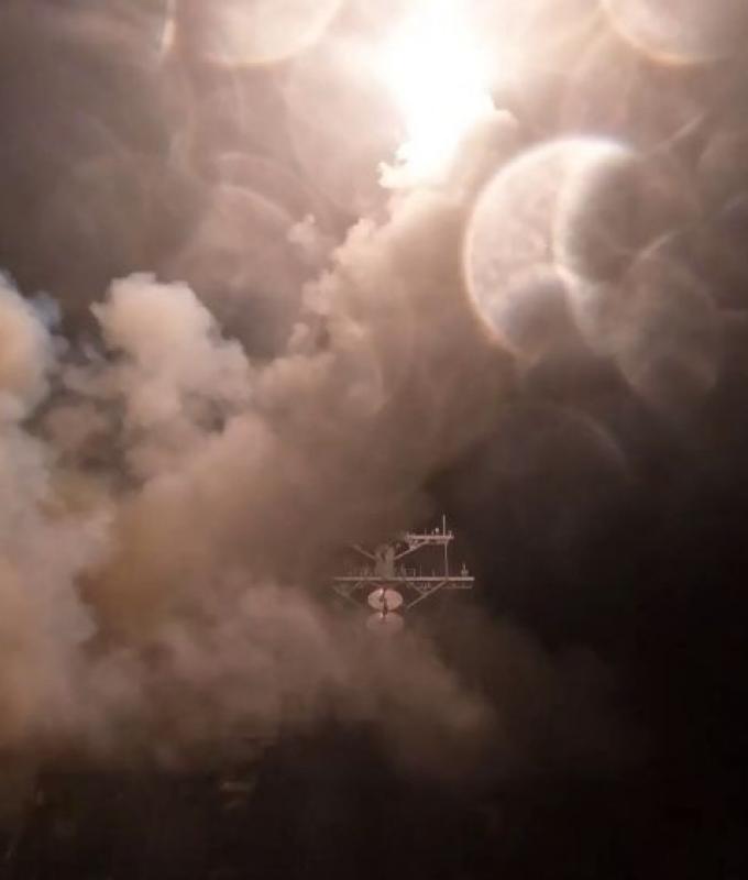 US warplane fires on ship attempting to breach Iran ports blockade