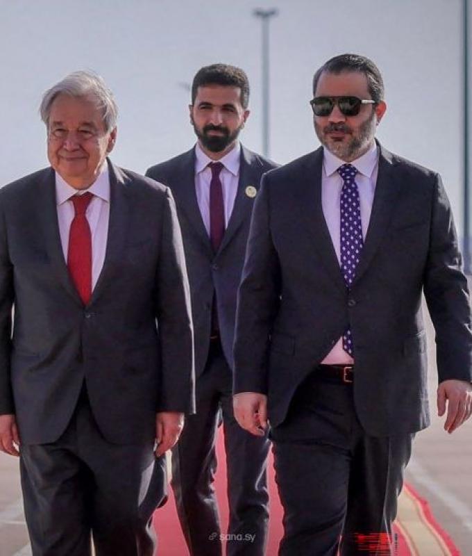 ‘UN stands with Syria’: Sec-gen Guterres calls for help as country rebuilds after war