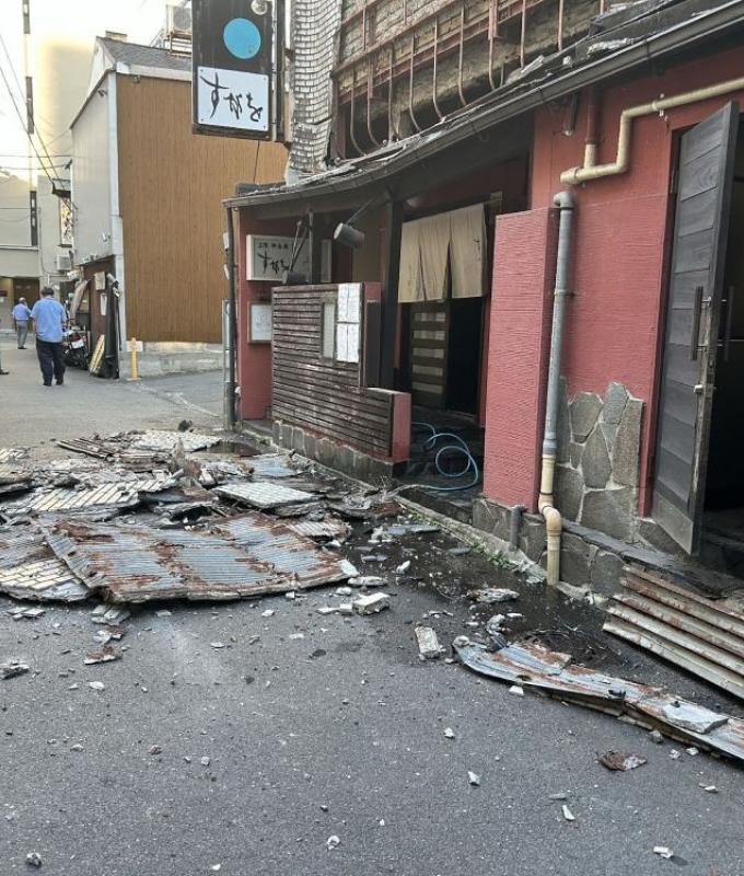 People trapped, injured after blast triggers floor collapse at Kumamoto mall following powerful 7.1 quake in Japan