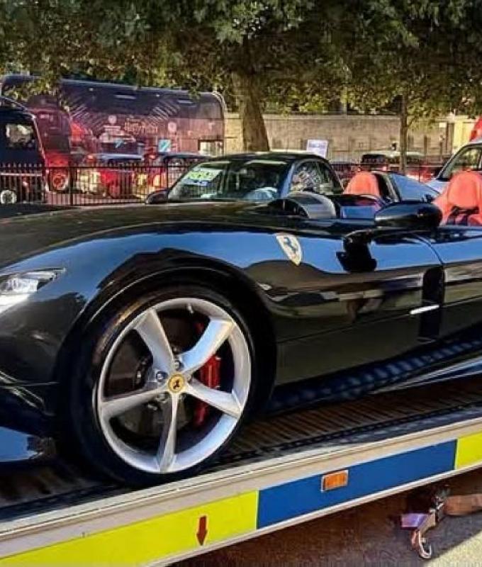 London’s supercar crackdown bags rare £3.7m Ferrari Monza SP2 from uninsured learner driver