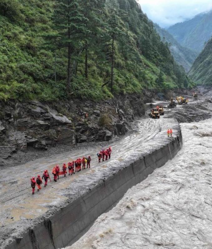 Fresh flood threat as Nepal warns of another dam burst in Tibet