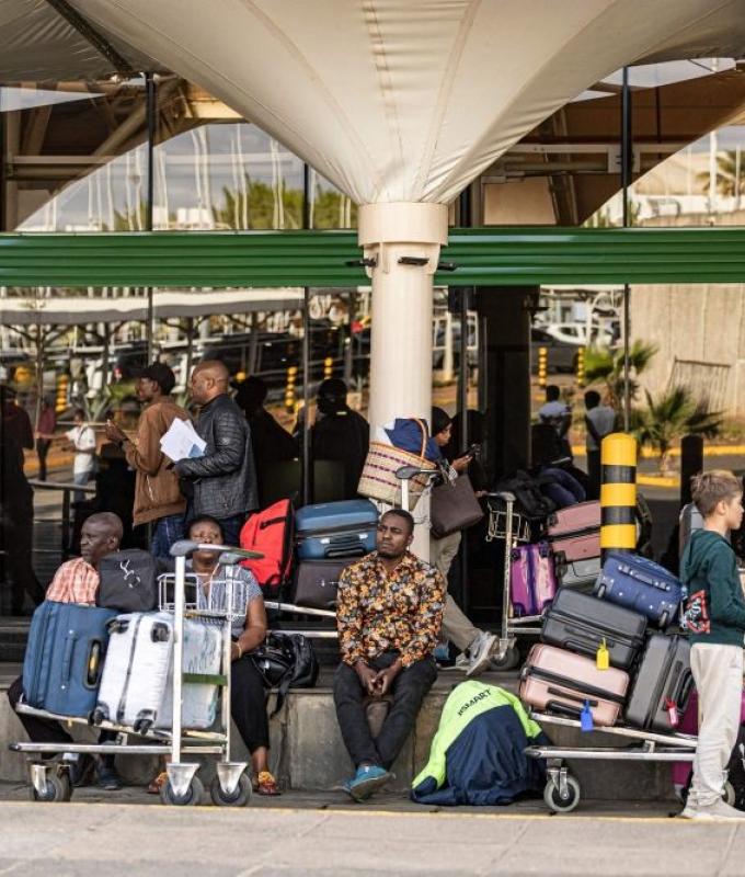 Passengers stranded overnight by Kenya airport strike