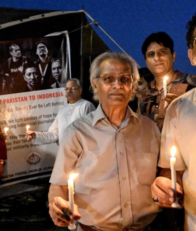 Indonesia ends two-week search for missing eight, including five journalists, after speedboat vanishes