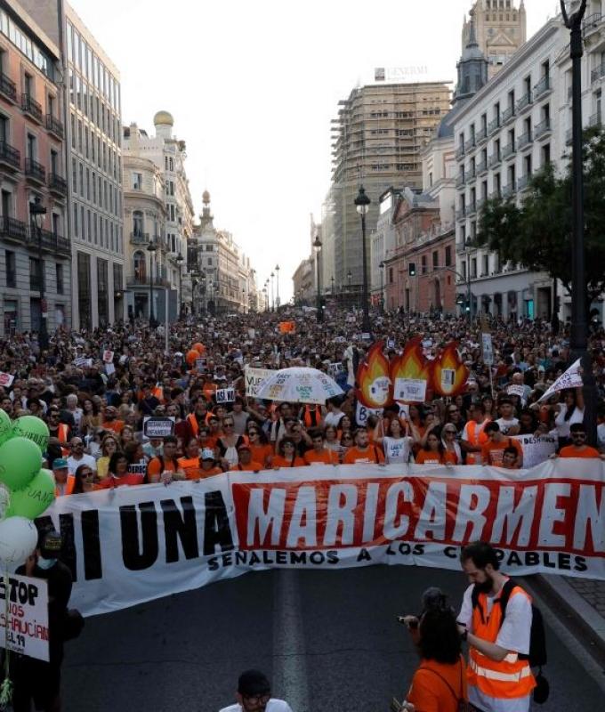Thousands march in Madrid after 87-year-old woman evicted from lifelong home