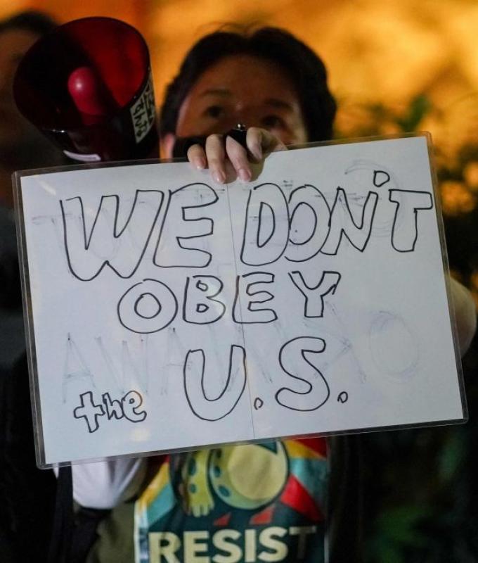 ‘Okinawa is not your amusement park’: Protesters rally over US military violence in Tokyo