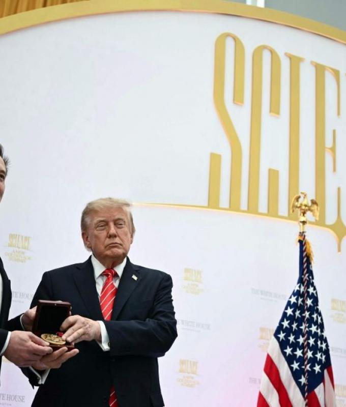 Trump calls Musk a ‘national treasure’ while handing him top US science honour