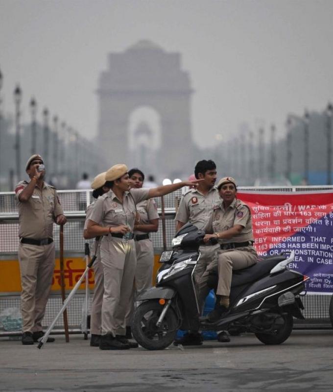 India deploys police, restricts transport ahead of major protest demanding election chief resign