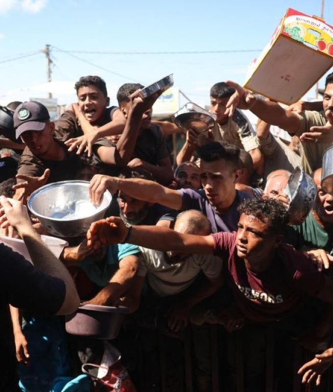 A year after Gaza ceasefire, families still queue hours for one meal a day