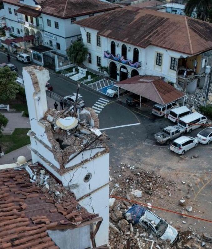 Powerful 7.7-magnitude earthquake destroys buildings, roads in Panama; over 80 aftershocks recorded
