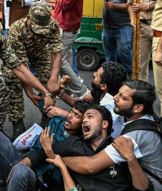 Released ‘cockroach’ party leaders vow more protests against India’s election chief