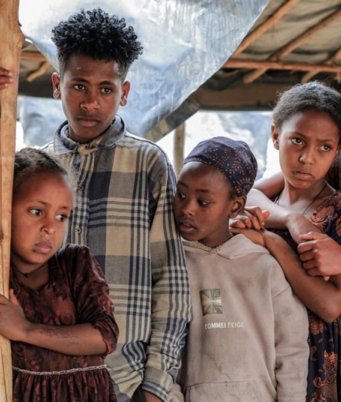 'The sound keeps coming back': children maimed in Ethiopia's Tigray clashes