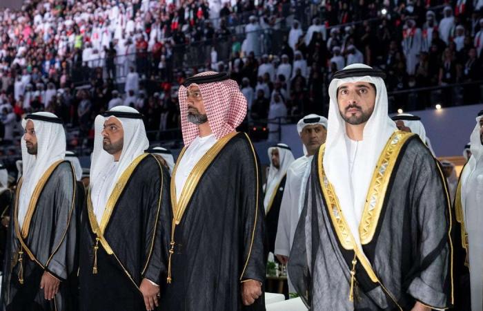 Rulers and VIPs celebrate National Day at Zayed Sports City Stadium - in pictures