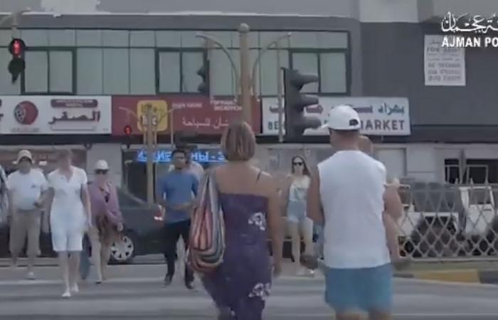 Ajman - UAE police share advisory video for pedestrians