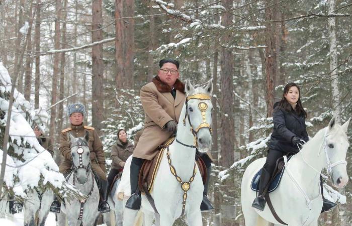 Back on the horse: Kim Jong-un takes snowy ride in new photos
