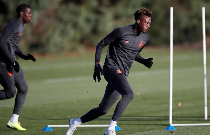 Spotlight on Tammy Abraham as Chelsea train for Champions League clash - in pictures