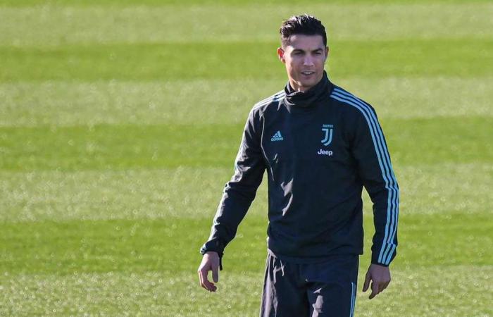 Cristiano Ronaldo cracks plenty of smiles as Juventus train ahead of Leverkusen trip - in pictures