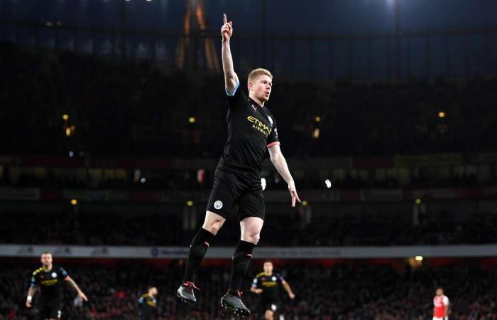 Kevin De Bruyne makes it memorable 200th for Pep Guardiola in scintillating win at Arsenal