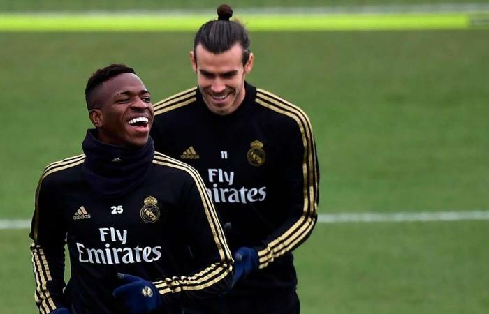 Vinicius Jr and Gareth Bale all smiles as Real Madrid train ahead of el clasico against Barcelona - in pictures