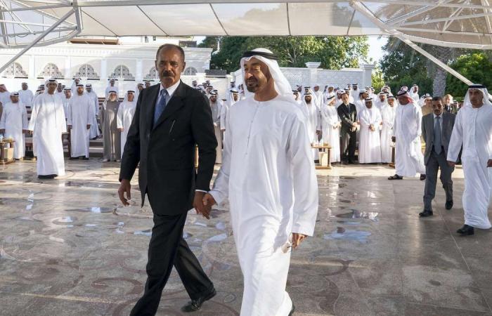 Sheikh Mohamed bin Zayed meets Eritrea's president in Abu Dhabi