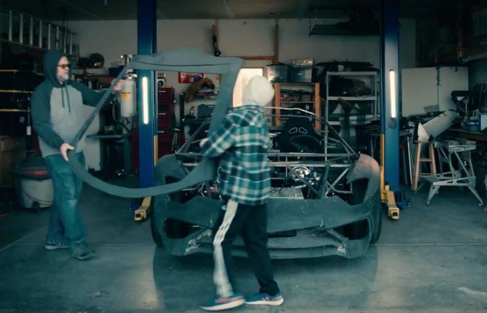 Video: Father, son make Lamborghini replica, get real car as gift