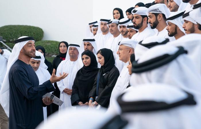 Mohamed bin Zayed receives Aqdar World Summit delegation