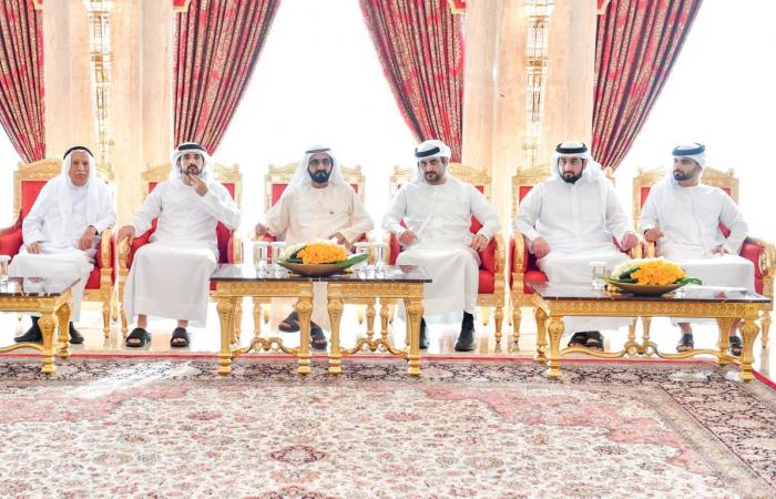 Dubai Ruler receives UAE Sheikhs, officials