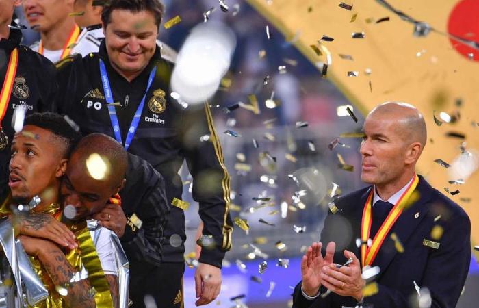 Florentino Perez describes Zinedine Zidane as a 'blessing from heaven' after guiding Real Madrid to Spanish Super Cup title