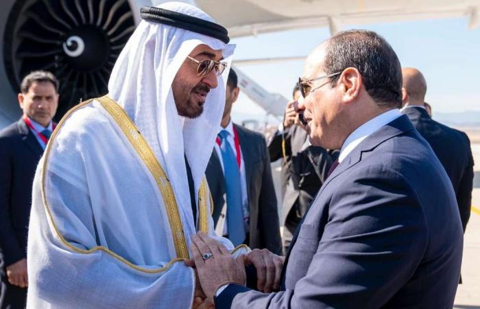 Sheikh Mohamed bin Zayed arrives in Egypt