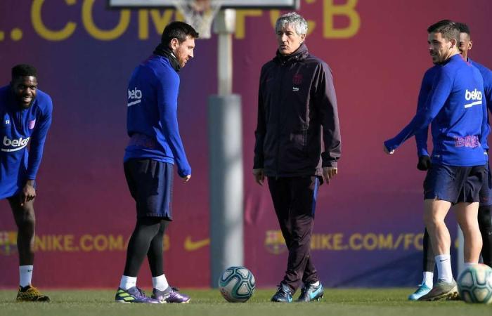 Lionel Messi and teammates attend training as new Barcelona manager Quique Setien prepares for debut - in pictures