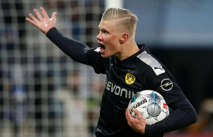 Erling Haaland enjoys remarkable debut after hat-trick inspires Dortmund comeback - in pictures