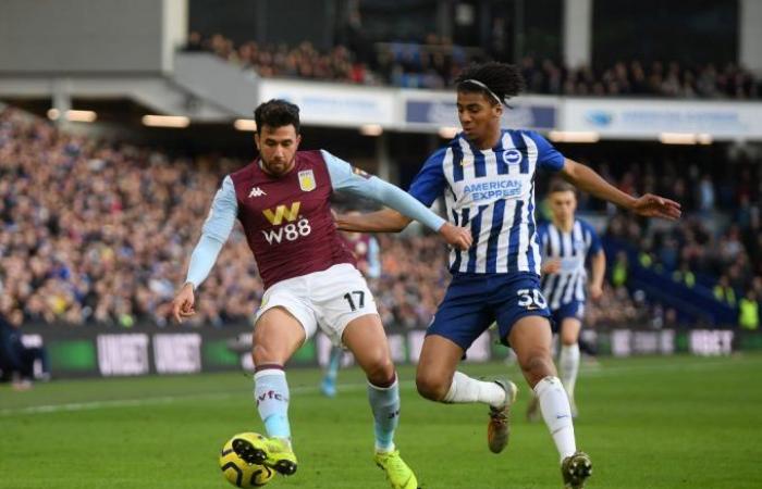Trezeguet features in Aston Villa’s 1-1 draw against Brighton