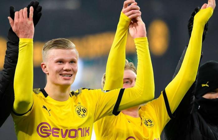 Five goals, two matches, 59 minutes on the pitch - Teenager Erling Haaland has now scored more times in 2020 than Manchester United