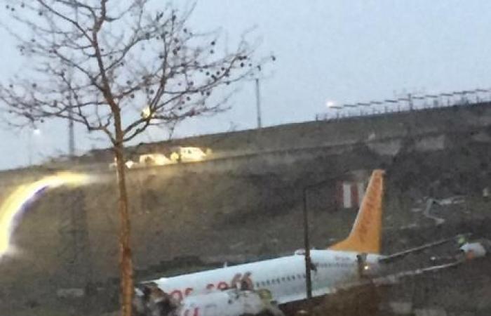 Istanbul plane crash: one dead after Pegasus flight skids off runway after landing from Izmir