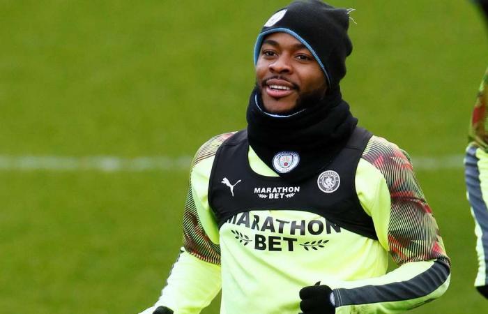 In pictures: Raheem Sterling and Sergio Aguero training with Manchester City teammates ahead of Real Madrid clash