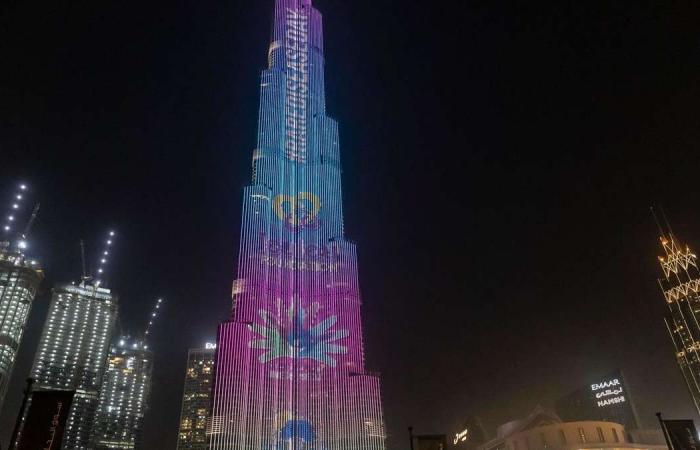 Burj Khalifa lights up for Rare Disease Day