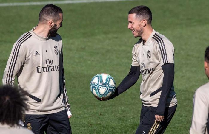 Eden Hazard and Real Madrid teammates return to training after Spain eases lockdown measures – video
