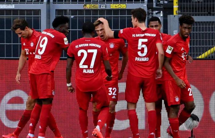 Bayern Munich matchwinner Joshua Kimmich celebrates 'brutally important' win over Dortmund