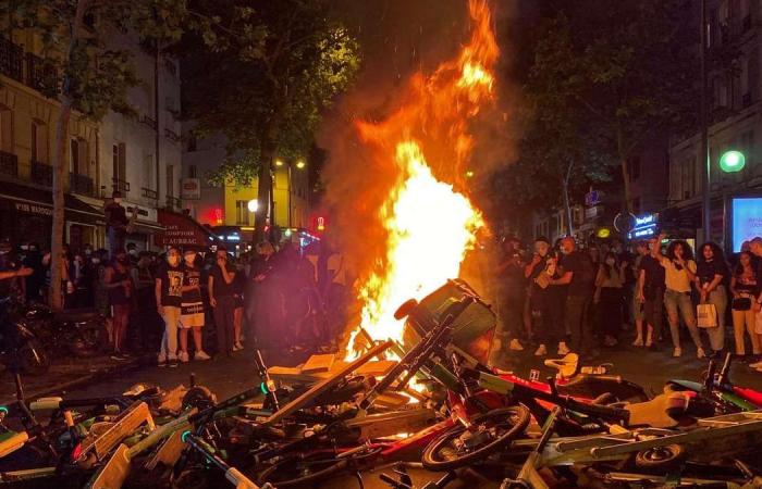 Paris lit up as thousands defy ban to protest against 2016 killing of black man by French police