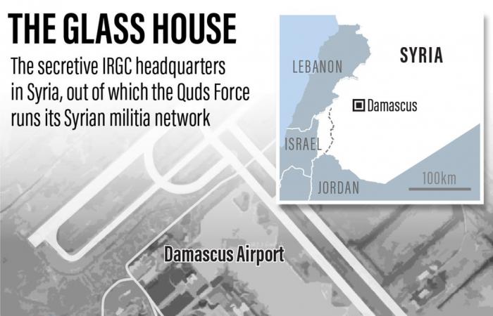 The Glass House: The Damascus office block housing Iran's top brass in Syria