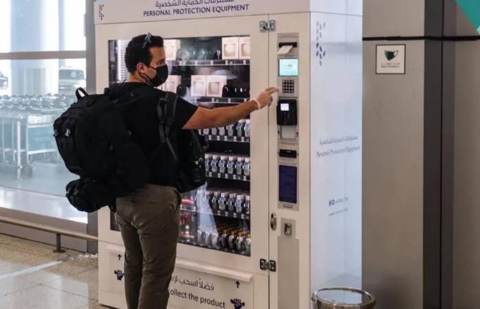 Riyadh airport installs PPE vending machines