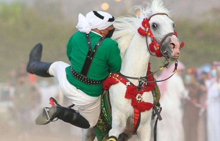 Horsemen display breathtaking skills in Taif show