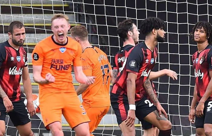 Allan Saint-Maximin 9, Miguel Almiron 8; Dominic Solanke 4 ... Bournemouth v Newcastle player ratings
