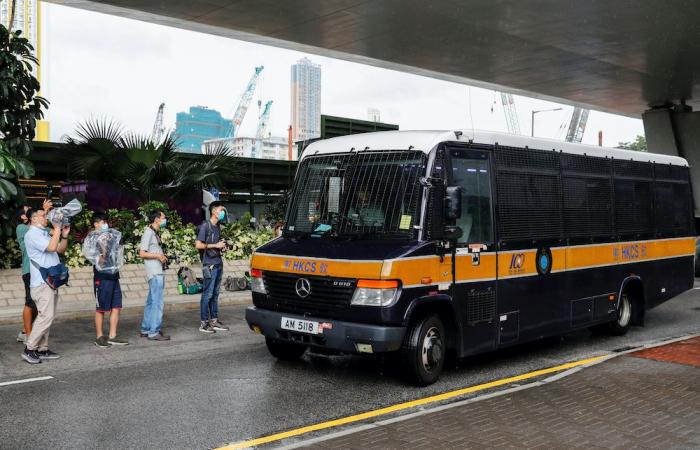 Hong Kong police charge first person under new security law