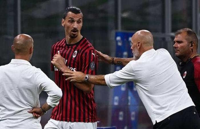 Milan coach brushes off Ibrahimovic's angry reaction to substitution