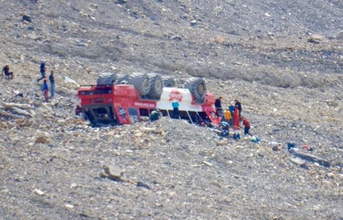 Three dead after glacier tour bus rolls over in Canada