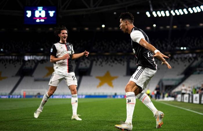 Cristiano Ronaldo brace puts Juventus on brink of ninth title in a row