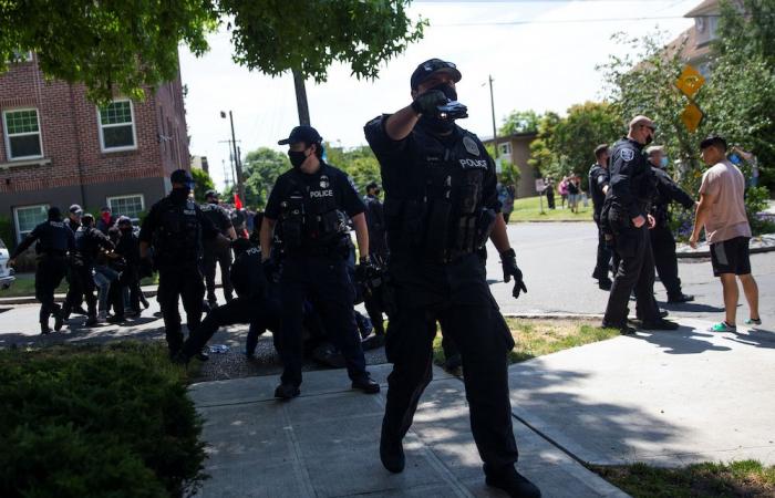 Protesters clash with Seattle police in latest outcry over US feds
