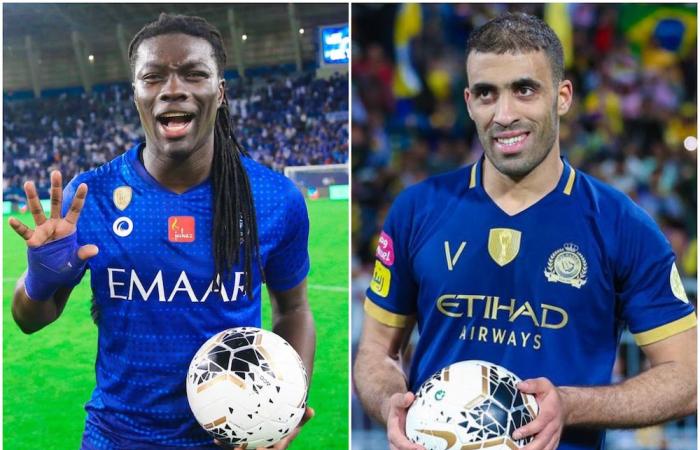 Two-horse race between Hamdallah and Gomis for Saudi Pro League for Golden Boot heats up